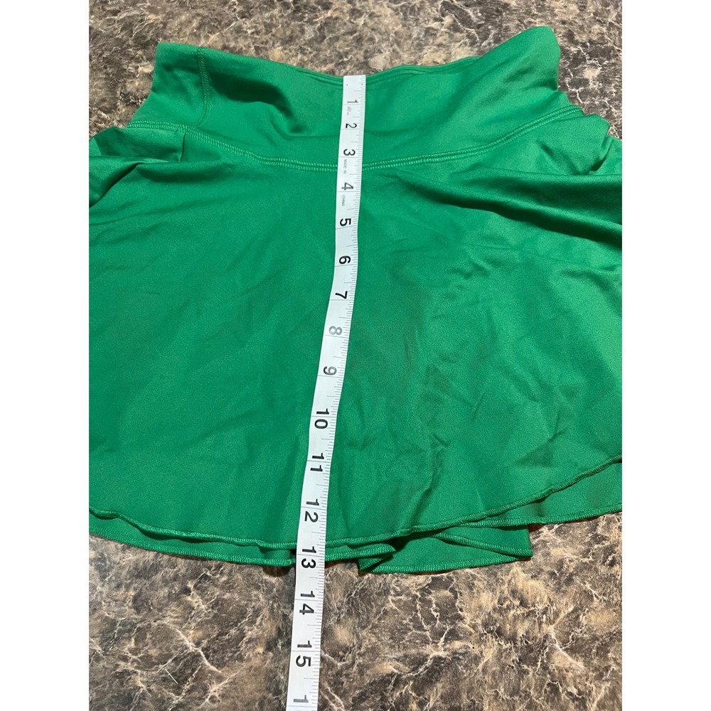 Under Armour Green Athletic Skort XS Tennis Golf Skirt Built-in Shorts HeatGear - Picture 5 of 6
